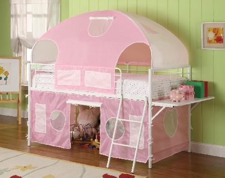 Sweetheart twin size tent bed